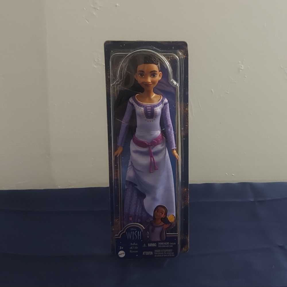 Mattel Purple and White Doll with Braided Hair
